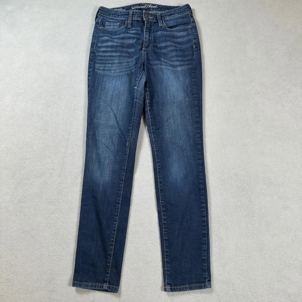 Universal Thread Womens High Rise Skinny Jeans Dark Wash Blue Size 4/27R Stretch
